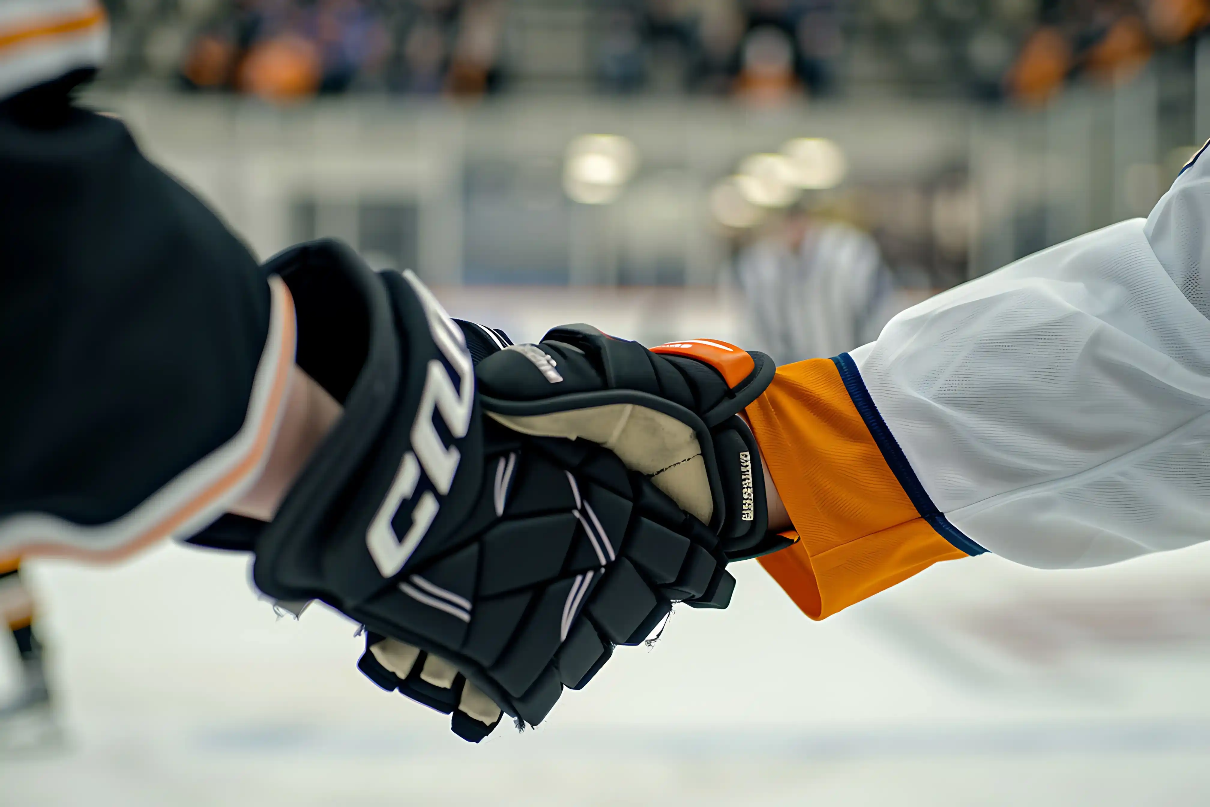 Professional hockey training session